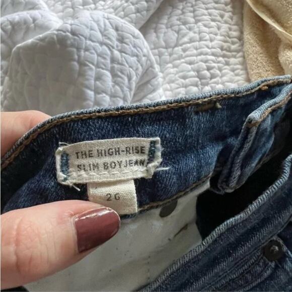 Madewell The High-Rise Slim Boyjean in Frisco Wash - Picture 6 of 8